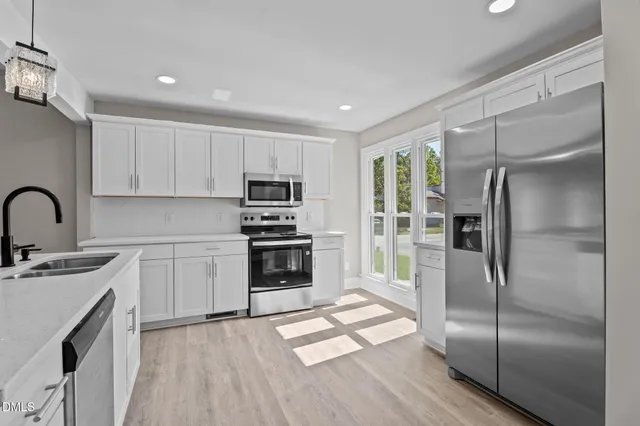 a house view with a outdoor space