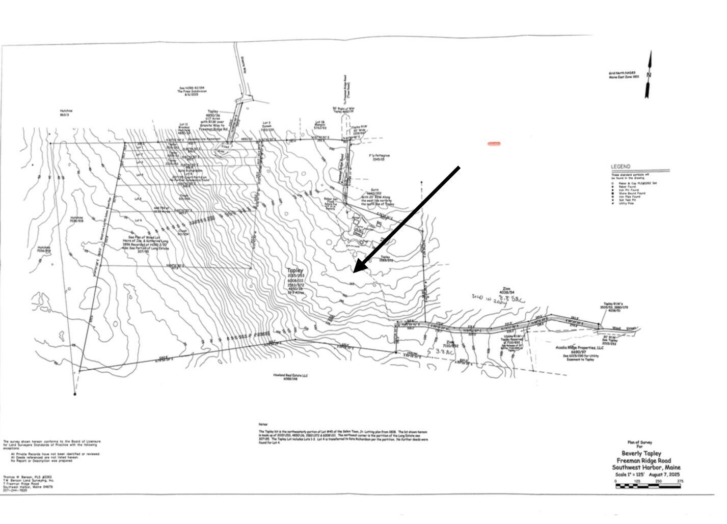 109 Freeman Ridge Road Southwest Harbor, ME 04679 - Photo 4 of 30 Survey109Freeman