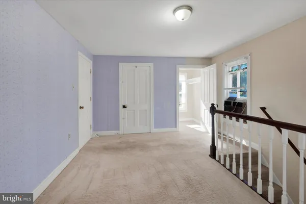 a view of a window in an empty room