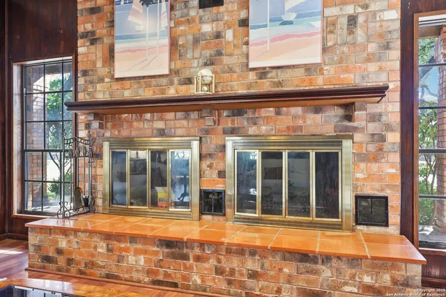 a view of a building with a window