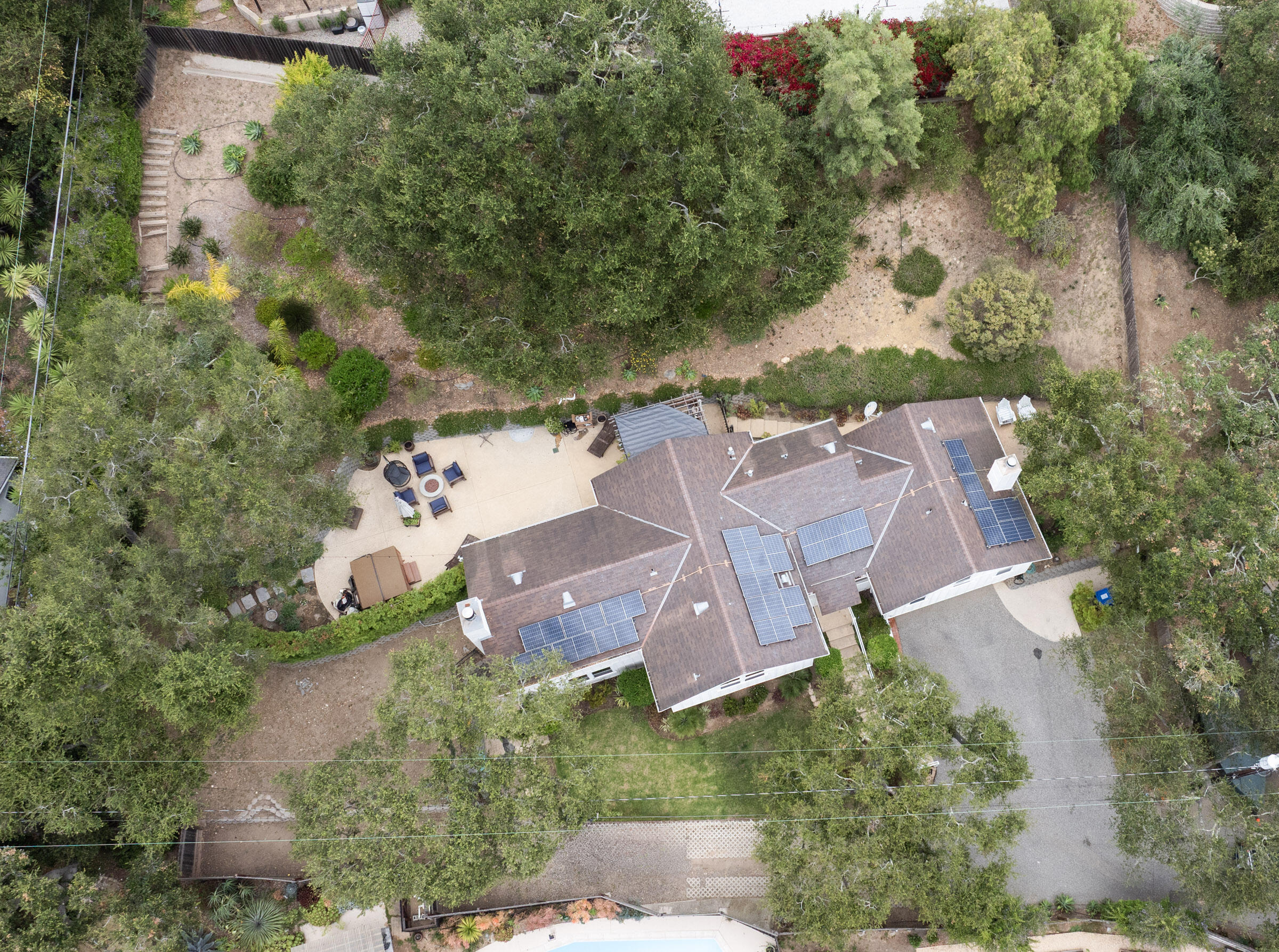1352 Manitou Road Santa Barbara, CA 93101 - Photo 2 of 27 an aerial view of house with yard