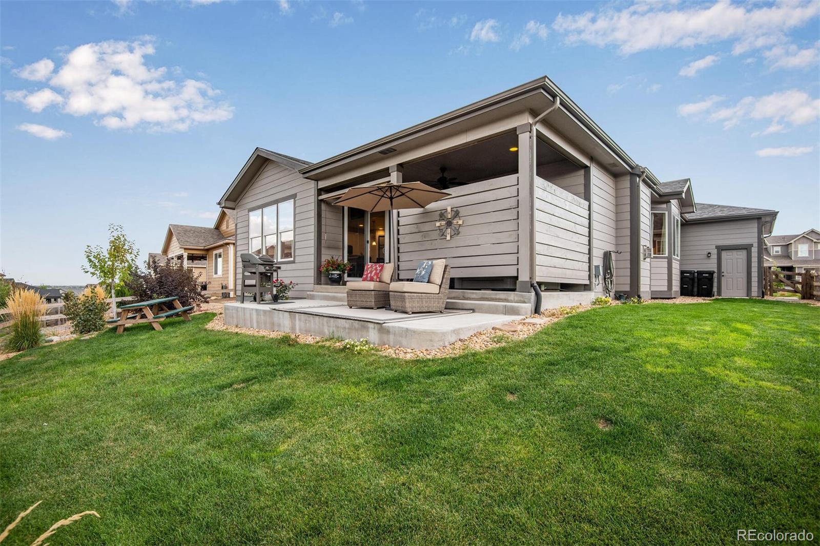 12646 Eagle River Road Firestone, CO 80504 - Photo 33 of 40 a front view of house with yard