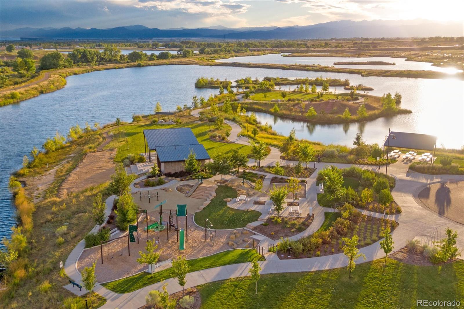 12646 Eagle River Road Firestone, CO 80504 - Photo 5 of 40 an aerial view of a residential building and an ocean view
