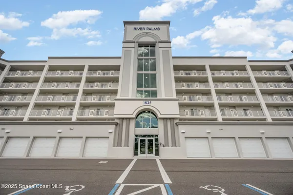 a view of a building with a window