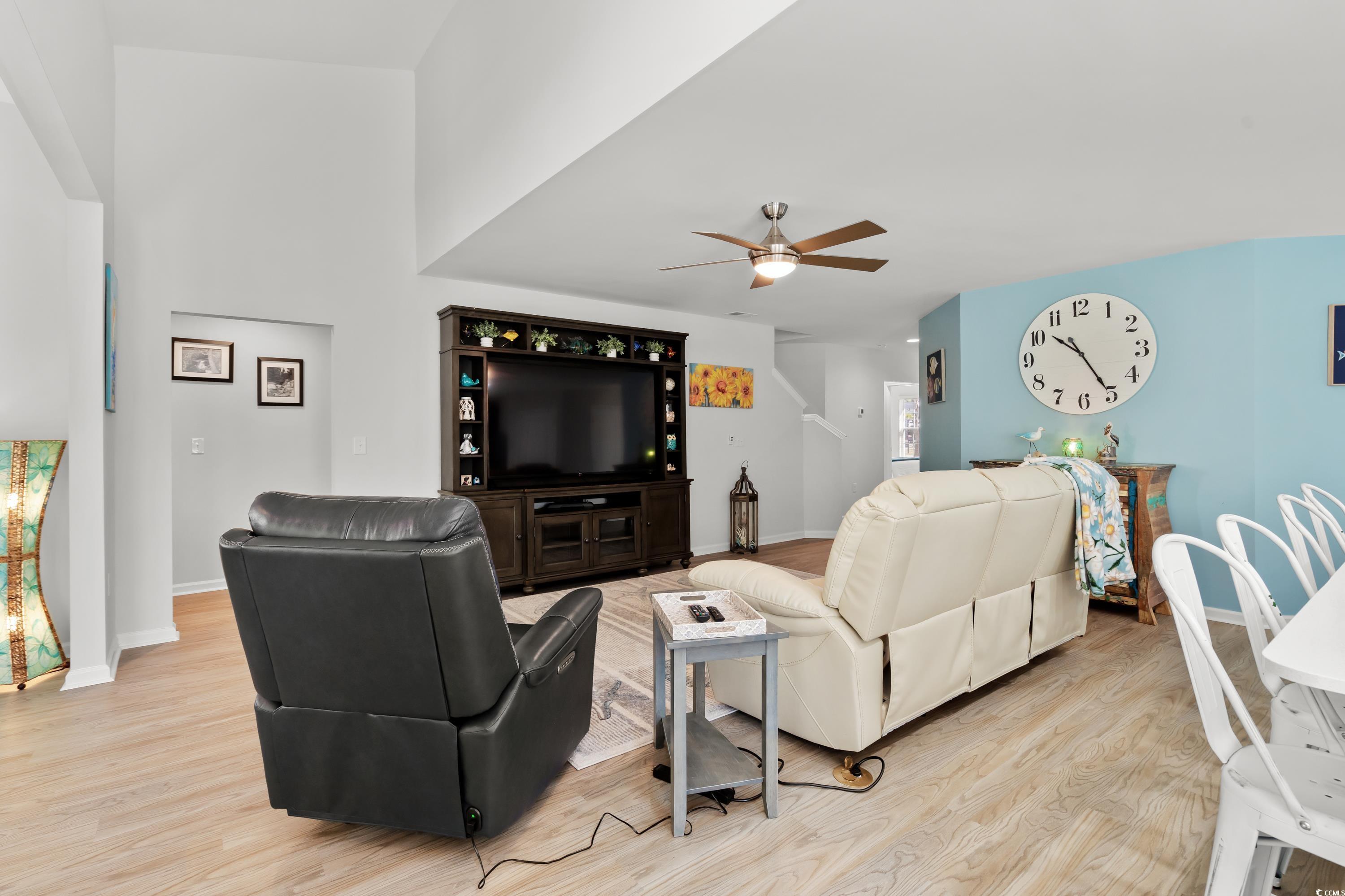 968 Cypress Way Little River, SC 29566 - Photo 7 of 40 Living room featuring light hardwood / wood-style