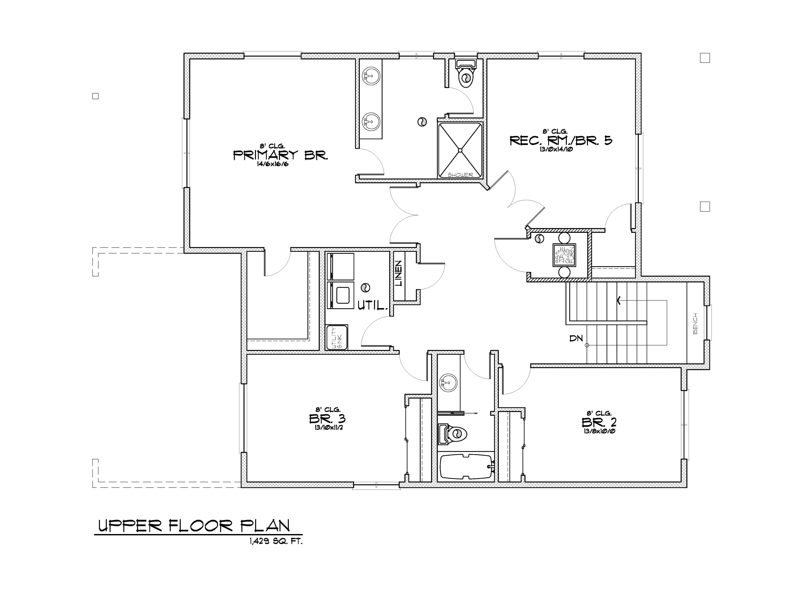 63353 O. B. Riley Road, Unit LOT 11 Bend, OR 97703 - Photo 8 of 8 Upper Floor Plan