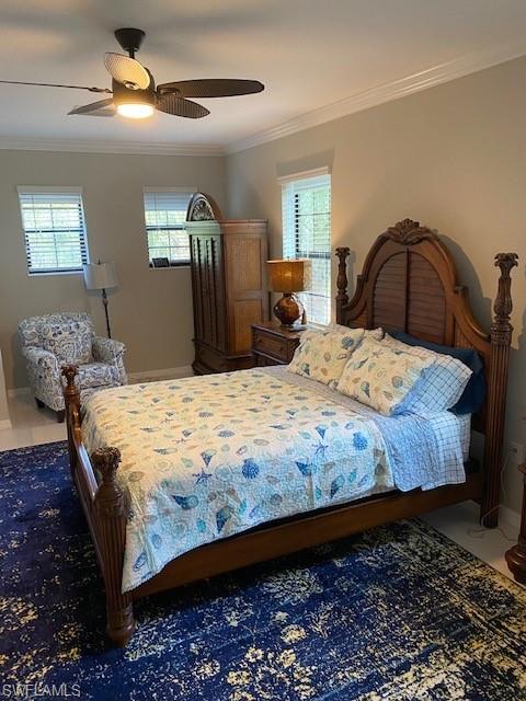 1330 Oceania Drive, Unit 2 Naples, FL 34113 - Photo 12 of 30 a bedroom with bed and window