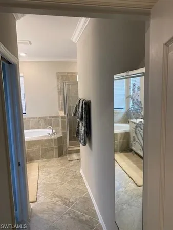 a view of a walk in closet