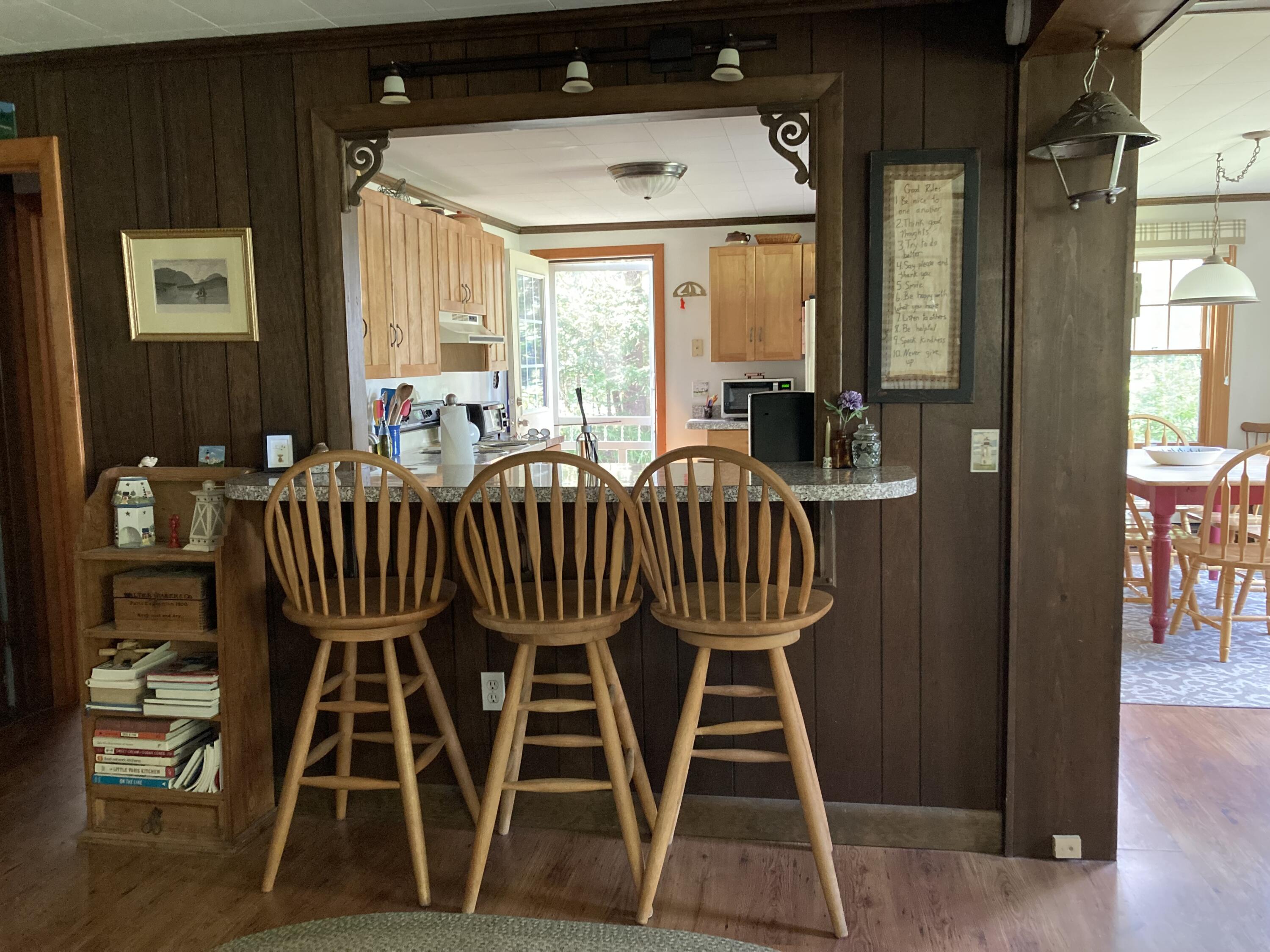 45 Wharf Road Hancock, ME 04640 - Photo 16 of 41 Bar area looking into kitchen.