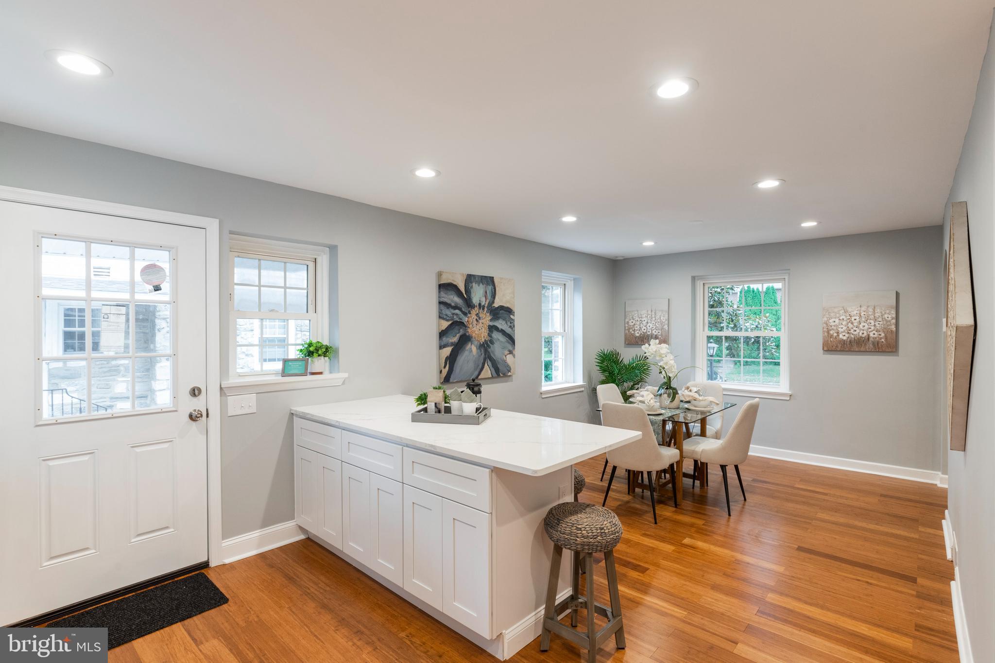 614 Haverford Road Havertown, PA 19083 - Photo 7 of 35 Semi-Island and Dining Area