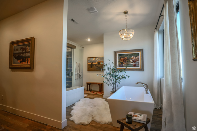 6688 Bareback Road Cedar City, UT 84720 - Photo 24 of 58 Primary Bath with walk in shower and tub