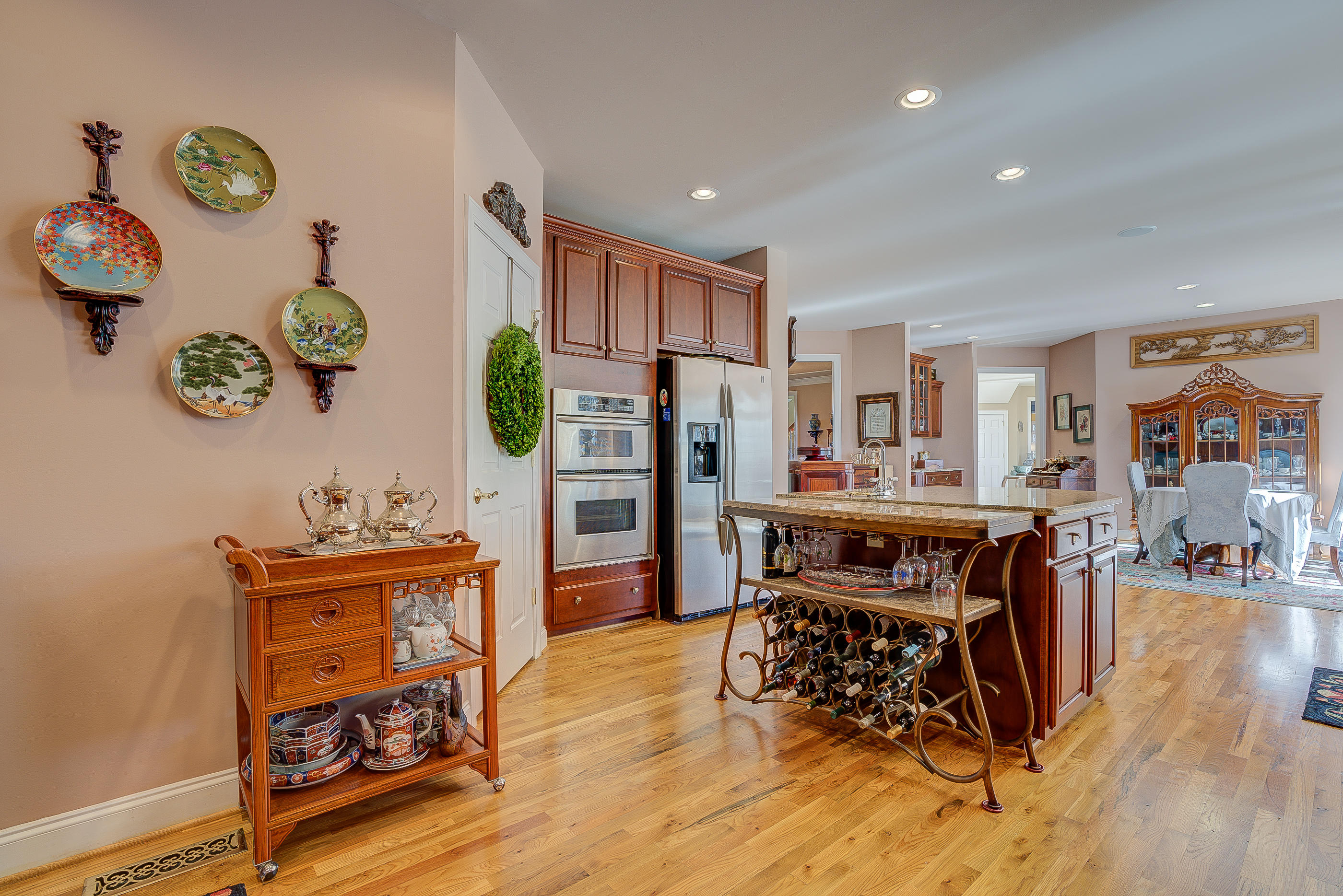 124 Massey Road Stuart, VA 24171 - Photo 12 of 42 a dining room with furniture and wooden floor