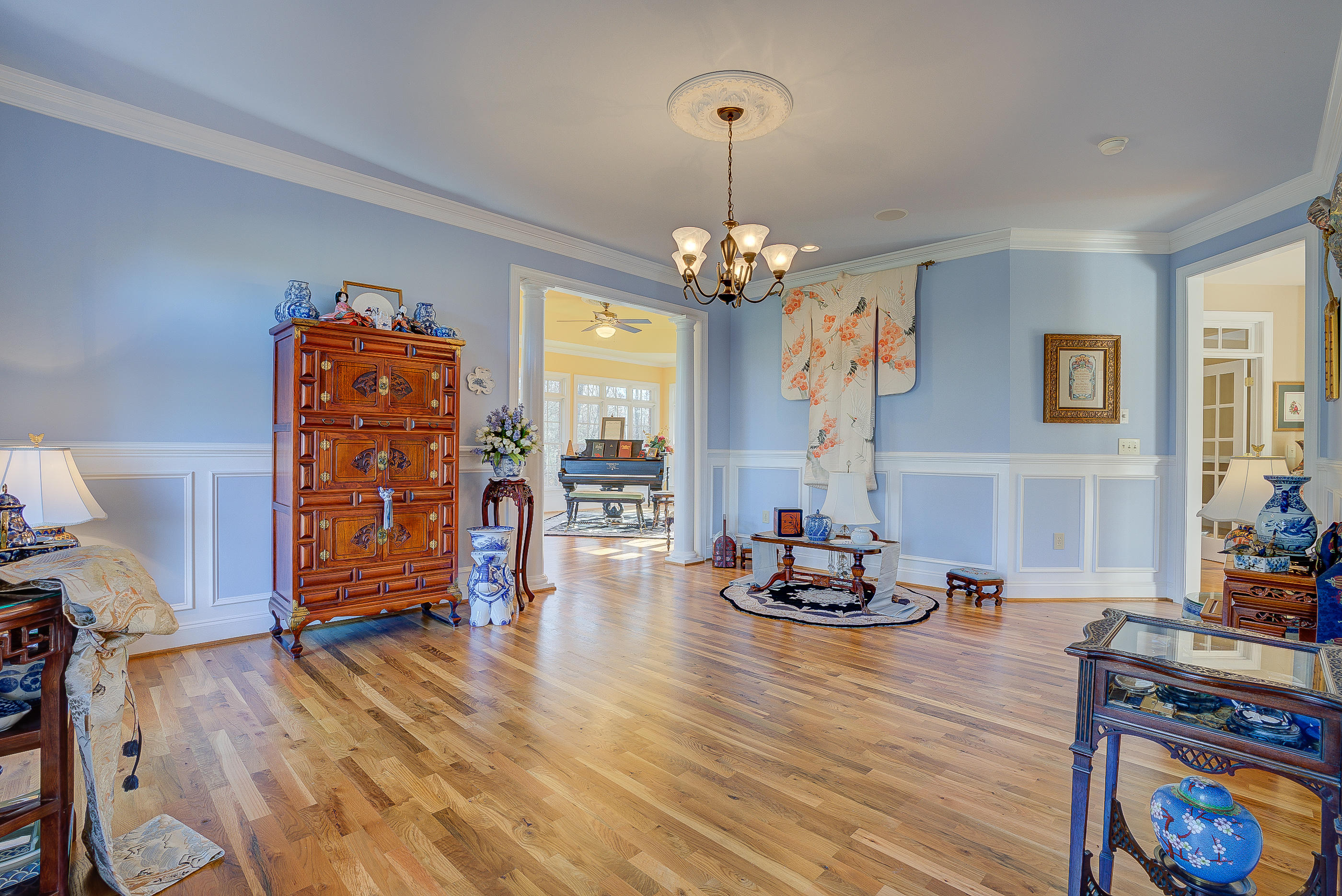 124 Massey Road Stuart, VA 24171 - Photo 18 of 42 a living room with furniture and wooden floor