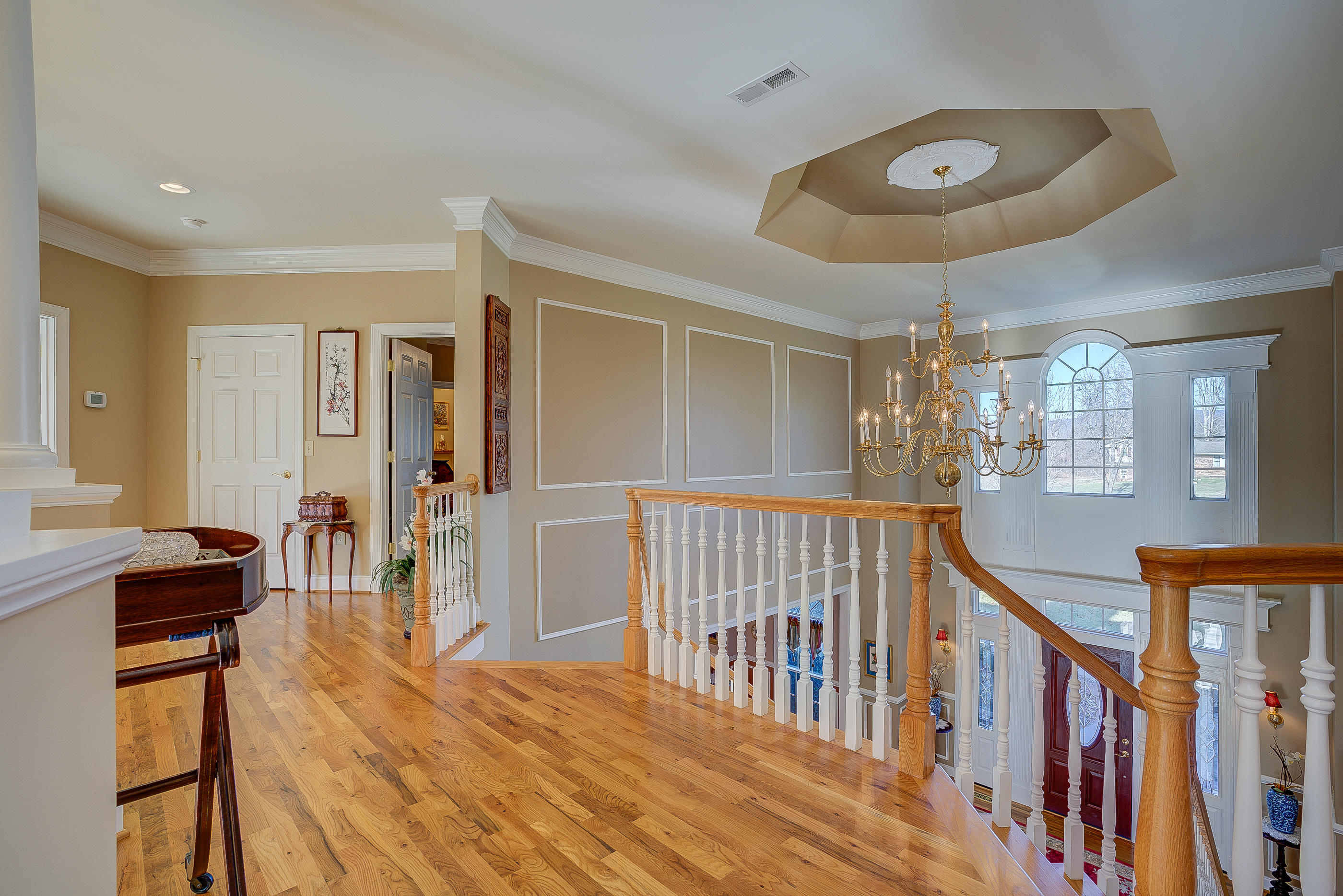 124 Massey Road Stuart, VA 24171 - Photo 23 of 42 a view of a hallway to a livingroom with furniture
