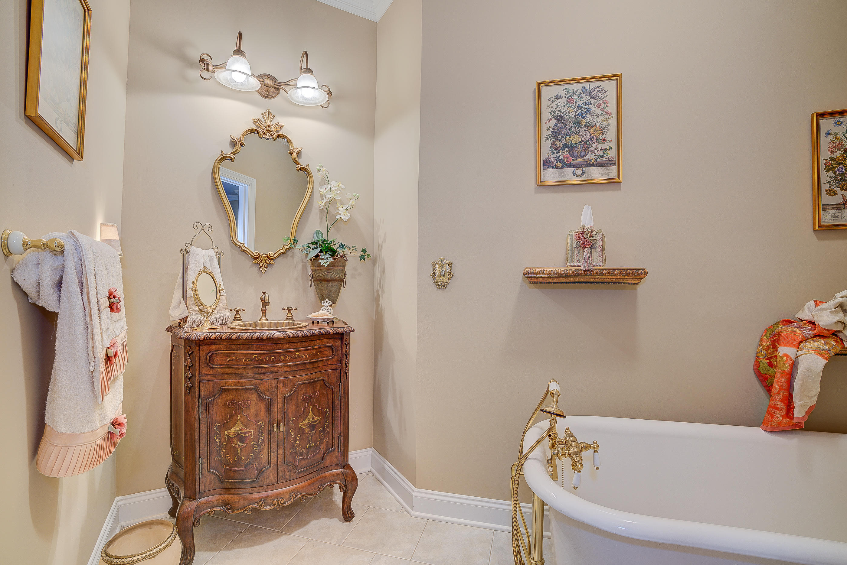 124 Massey Road Stuart, VA 24171 - Photo 31 of 42 a bathroom with a tub sink and mirror