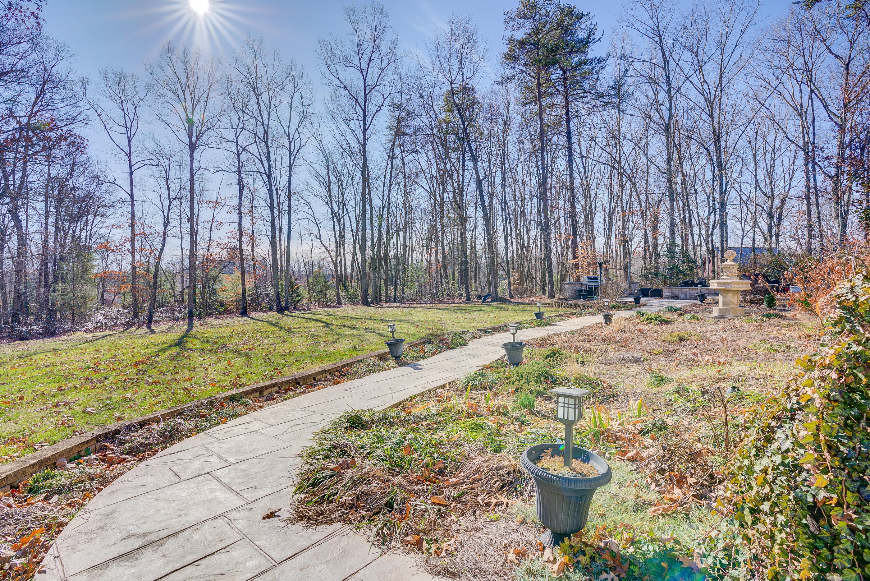 124 Massey Road Stuart, VA 24171 - Photo 5 of 42 a view of a backyard with of water fountain
