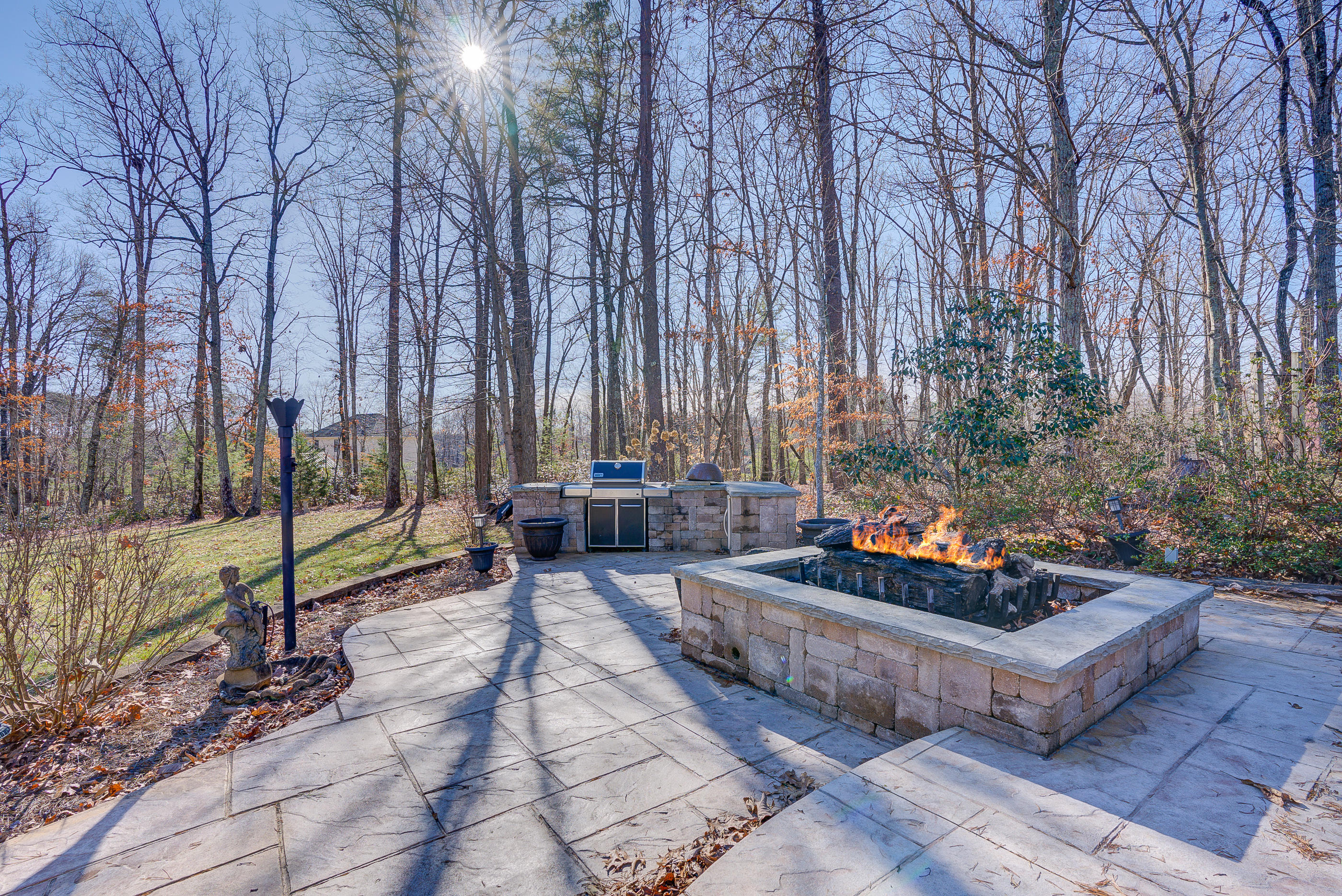 124 Massey Road Stuart, VA 24171 - Photo 6 of 42 a view of a backyard with sitting area