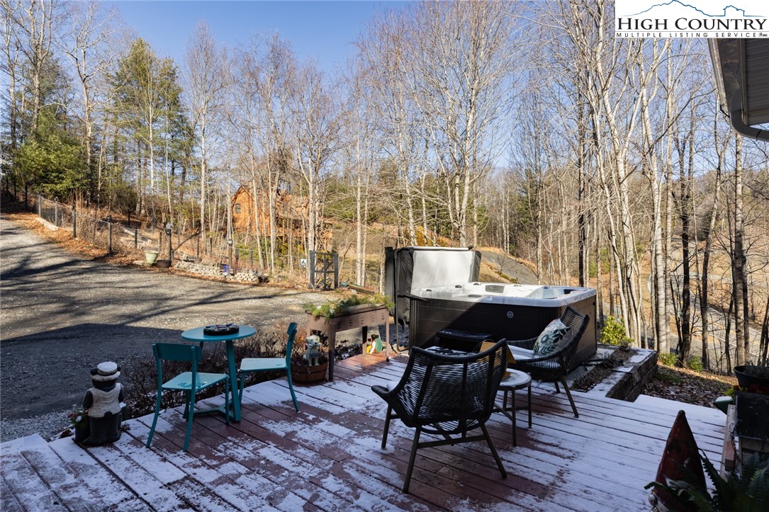 111 Peace Hill Road Fleetwood, NC 28626 - Photo 25 of 49 a view of outdoor space with table and couch