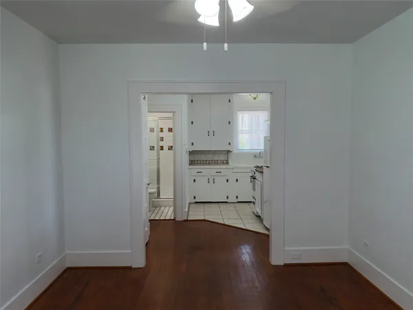 wooden floor in an empty room