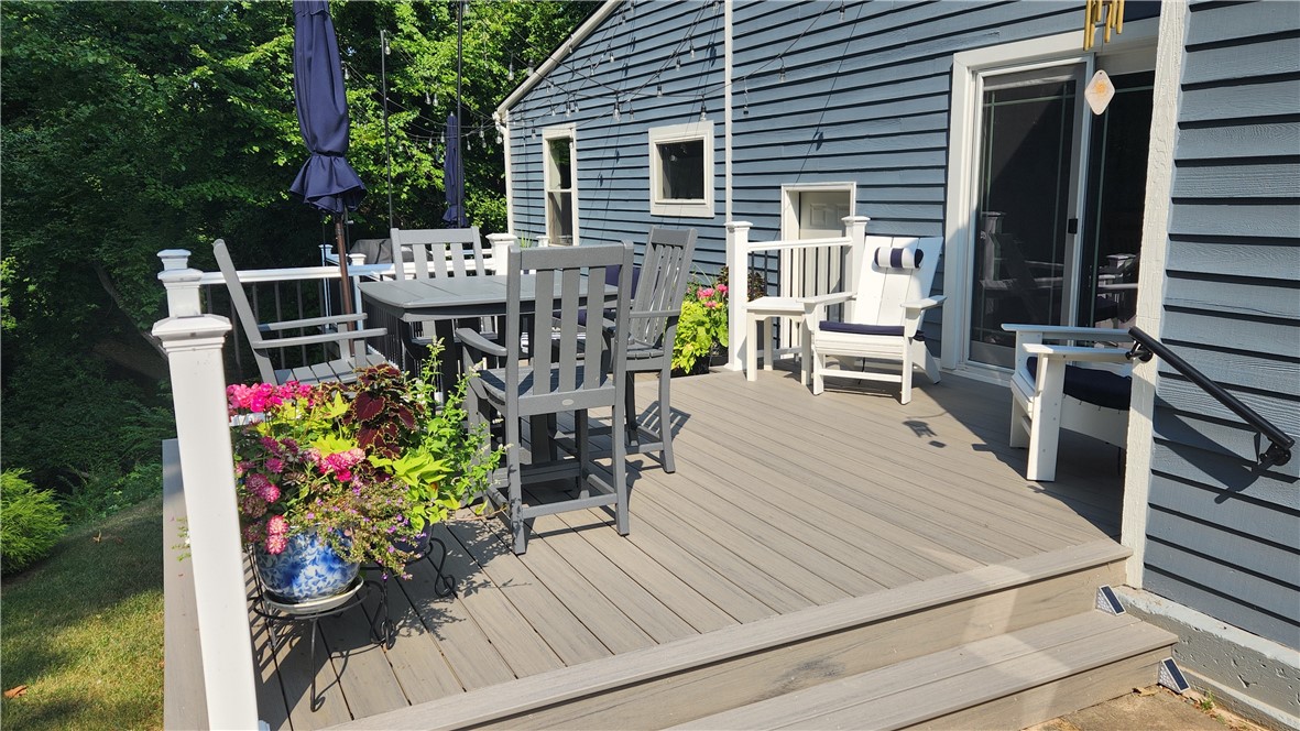 595 Lake Road Webster, NY 14580 - Photo 42 of 49 New sliding glass door to deck