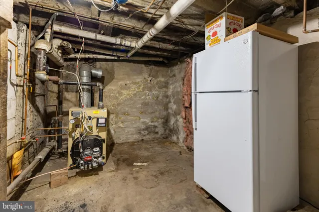 a view of a town with barn house