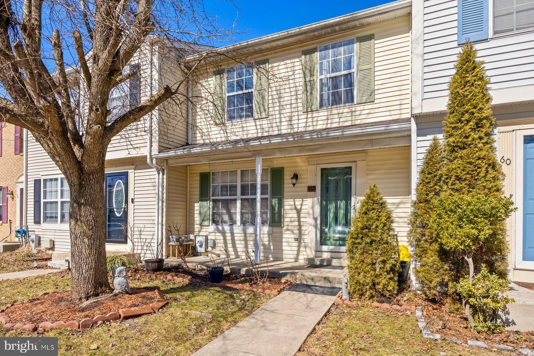58 Hardwood Drive Rosedale, MD 21237 - Photo 2 of 38 Charming townhouse with inviting entrance.