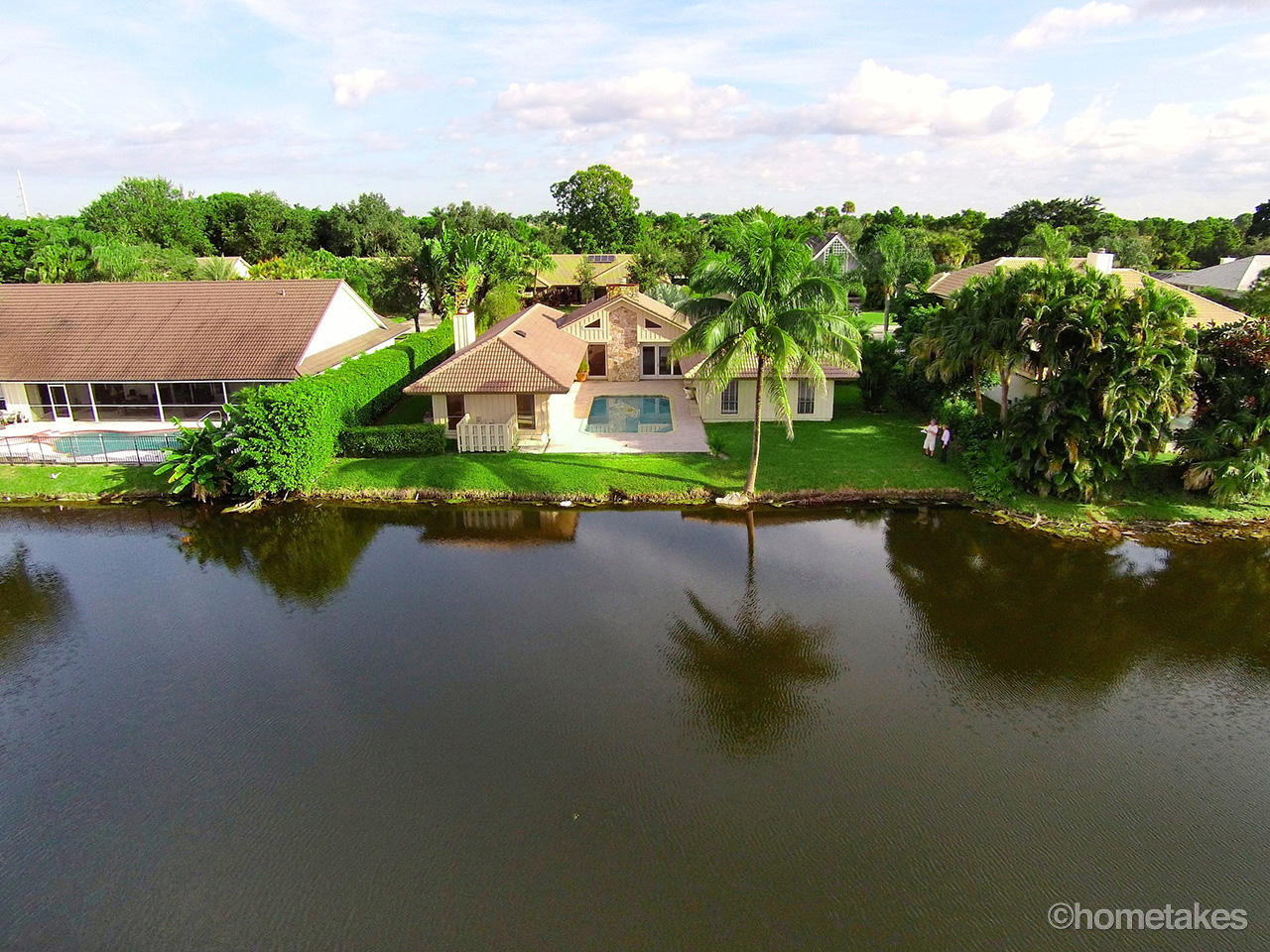69 Dunbar Road Palm Beach Gardens, FL 33418 - Photo 21 of 21 Aerial rear view