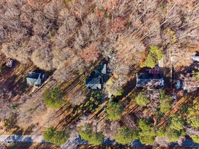 an aerial view of forest