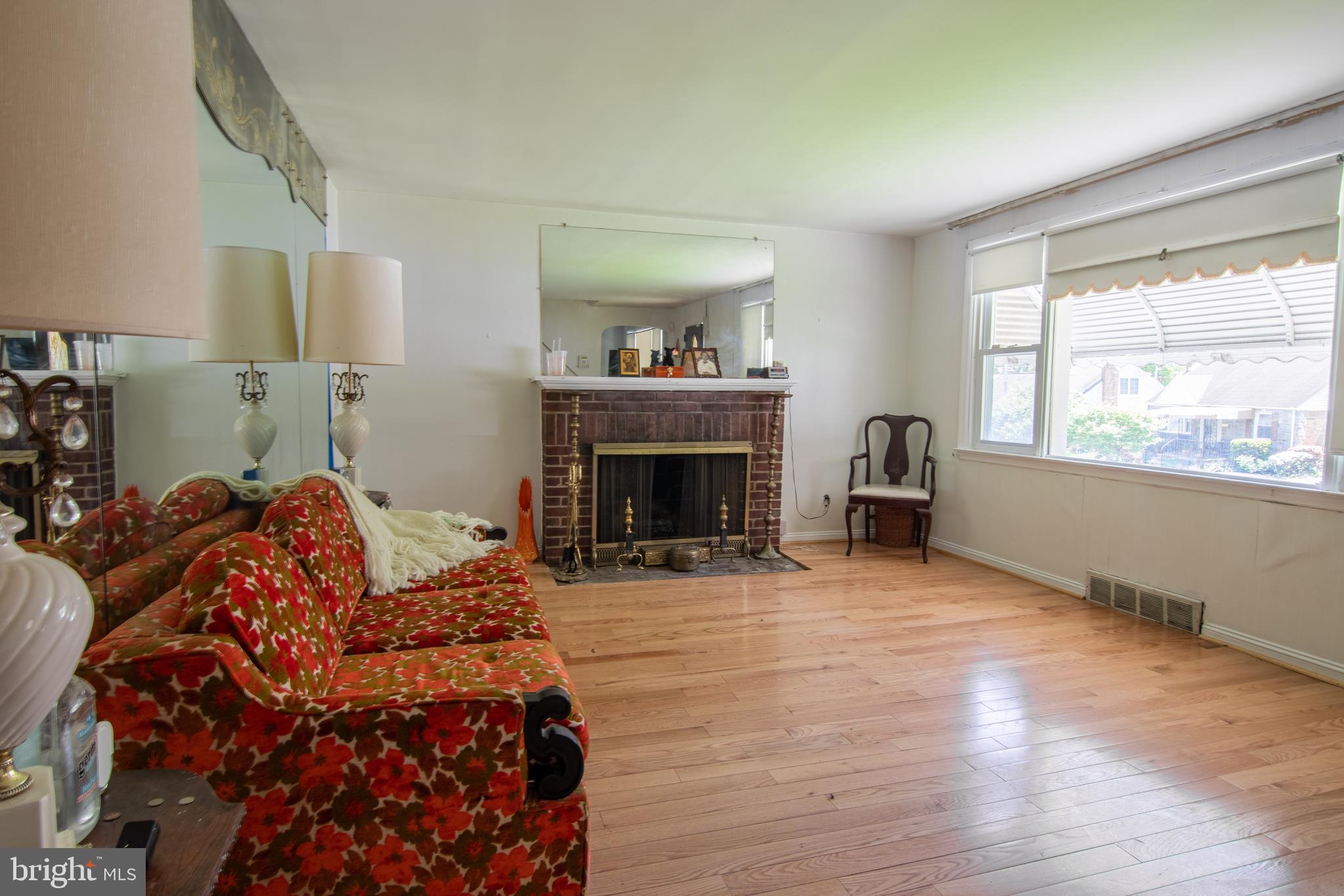 1305 Manor Road Lansdowne, PA 19050 - Photo 5 of 26 working wood burning fireplace in living room