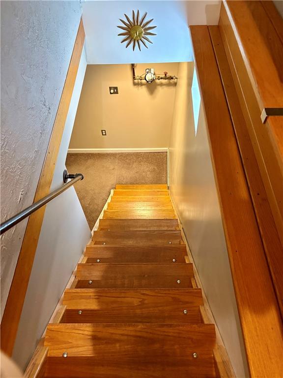 1082 Milltown Road Verona, PA 15147 - Photo 36 of 45 Wide Stairwell down to main floor