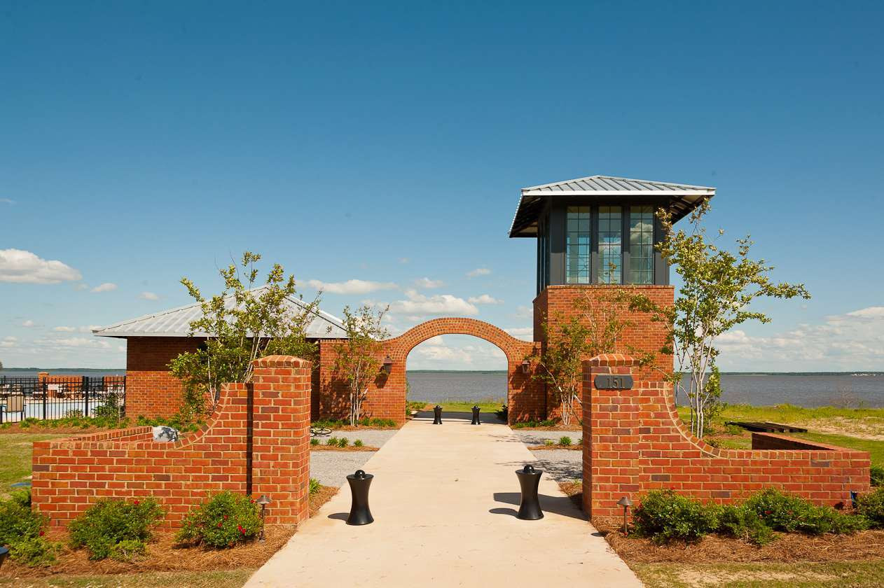 The marina entrance in Lost Rabbit