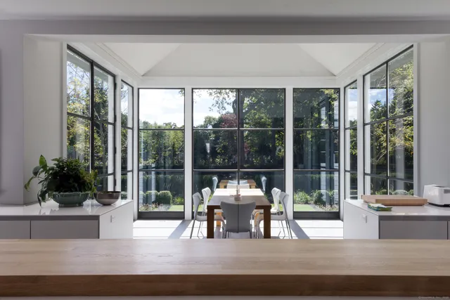 a view of ocean with boats