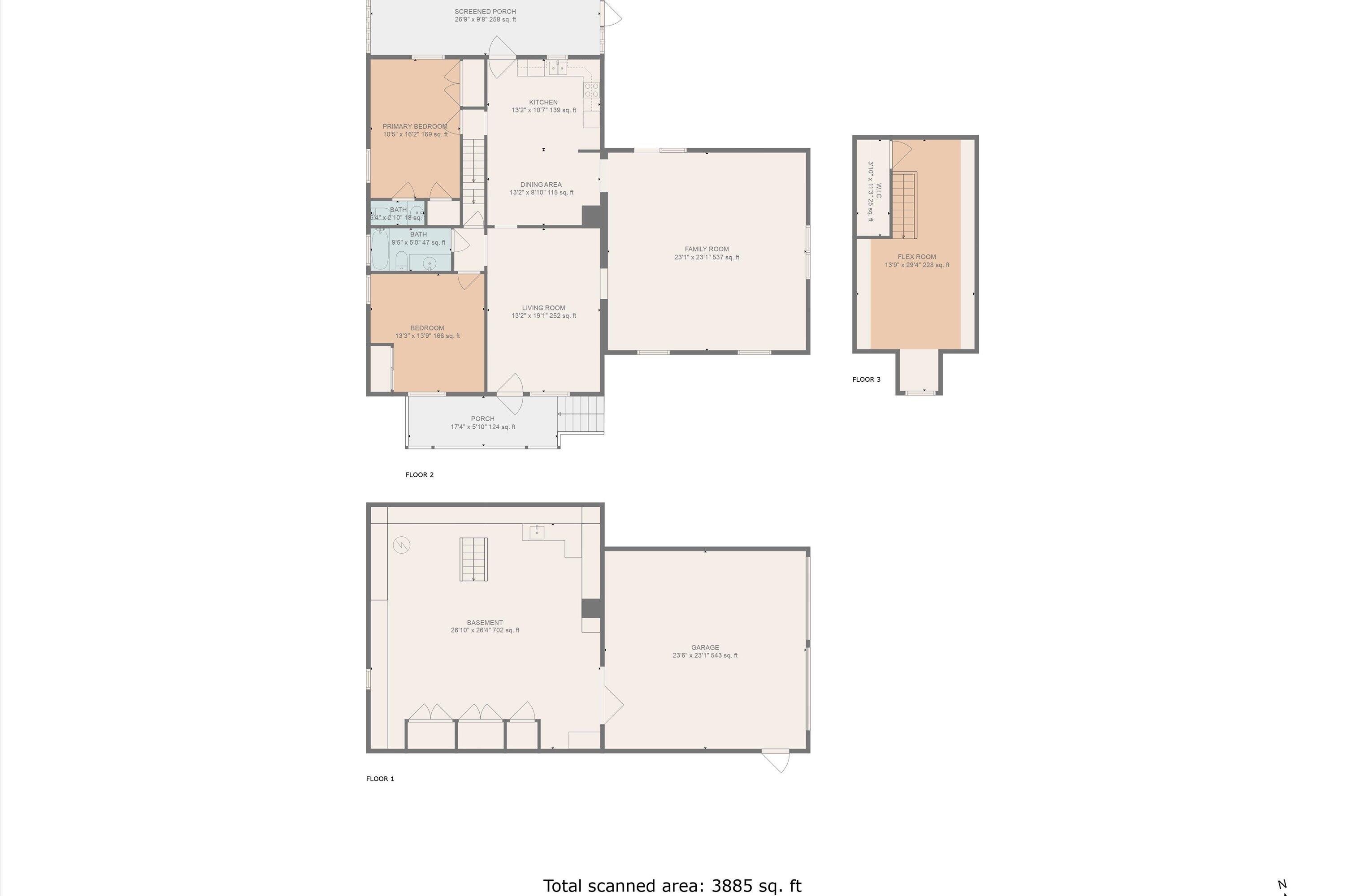 2744 Highland Road Roanoke, VA 24014 - Photo 29 of 29 a picture of floor plan