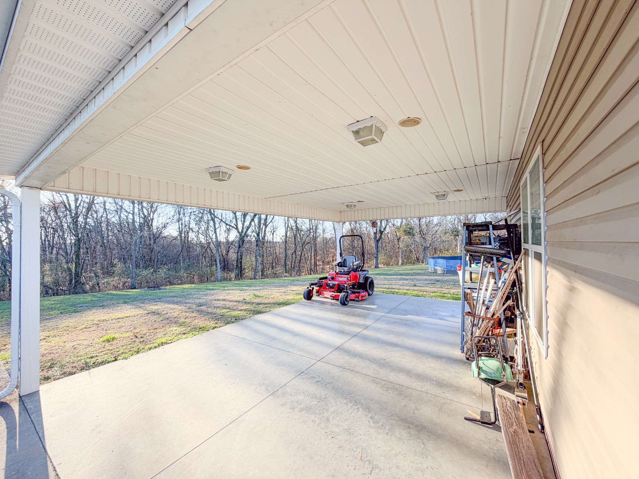 190 Johnson Road Pulaski, TN 38478 - Photo 40 of 41 a view of a garage with parked cars