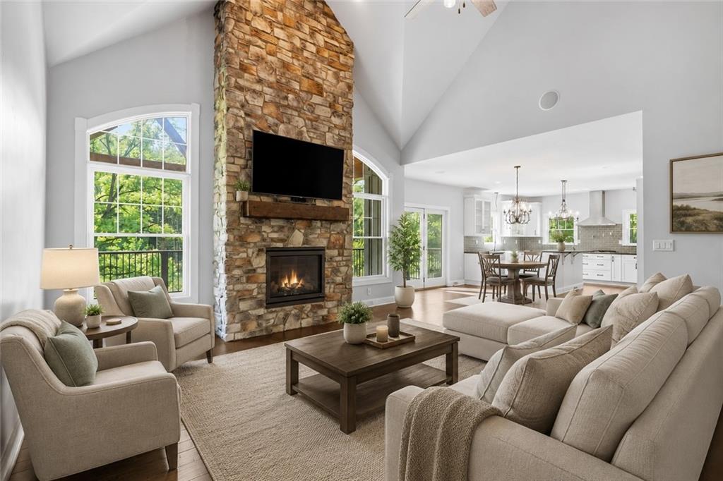 494 Ross Road Eighty Four, PA 15330 - Photo 6 of 50 Walk right into the Gorgeous 2 story family room *virtually staged*