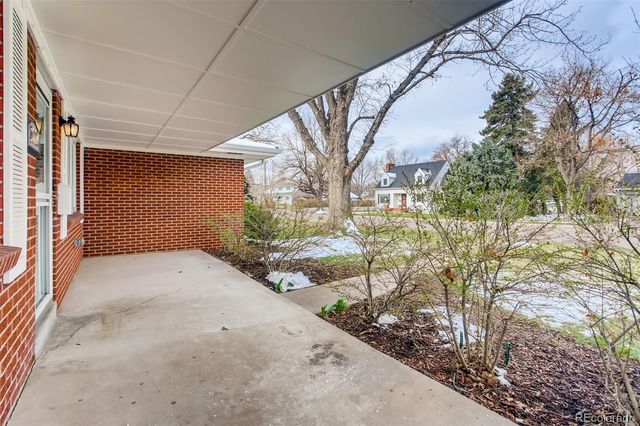 a view of a house with a snow