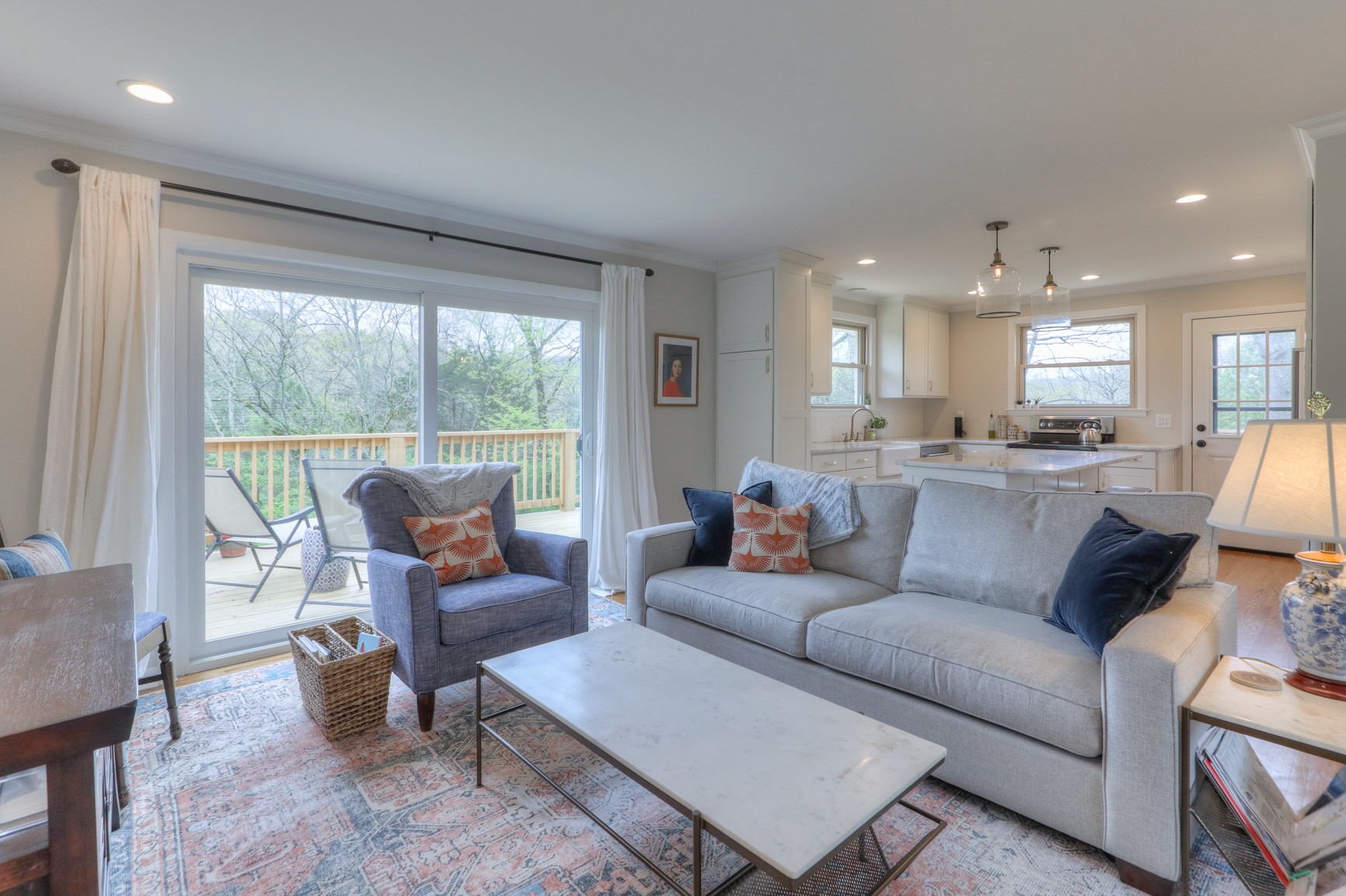 1217 Davidson Road Nashville, TN 37205 - Photo 11 of 43 a living room with furniture and a large window