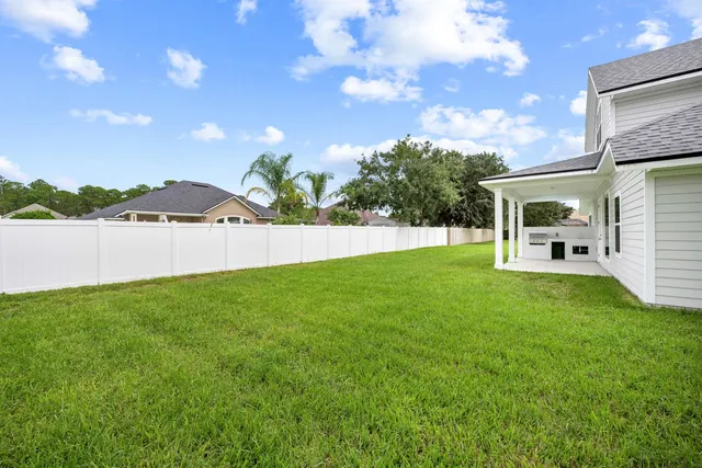 a view of an outdoor space and a yard