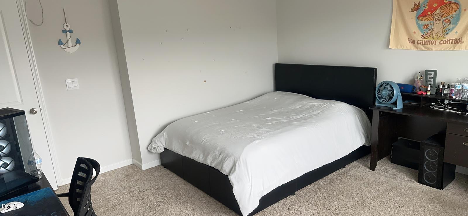 7643 Jordan Road Rocky Mount, NC 27803 - Photo 12 of 23 a bedroom with a bed a desk and chair