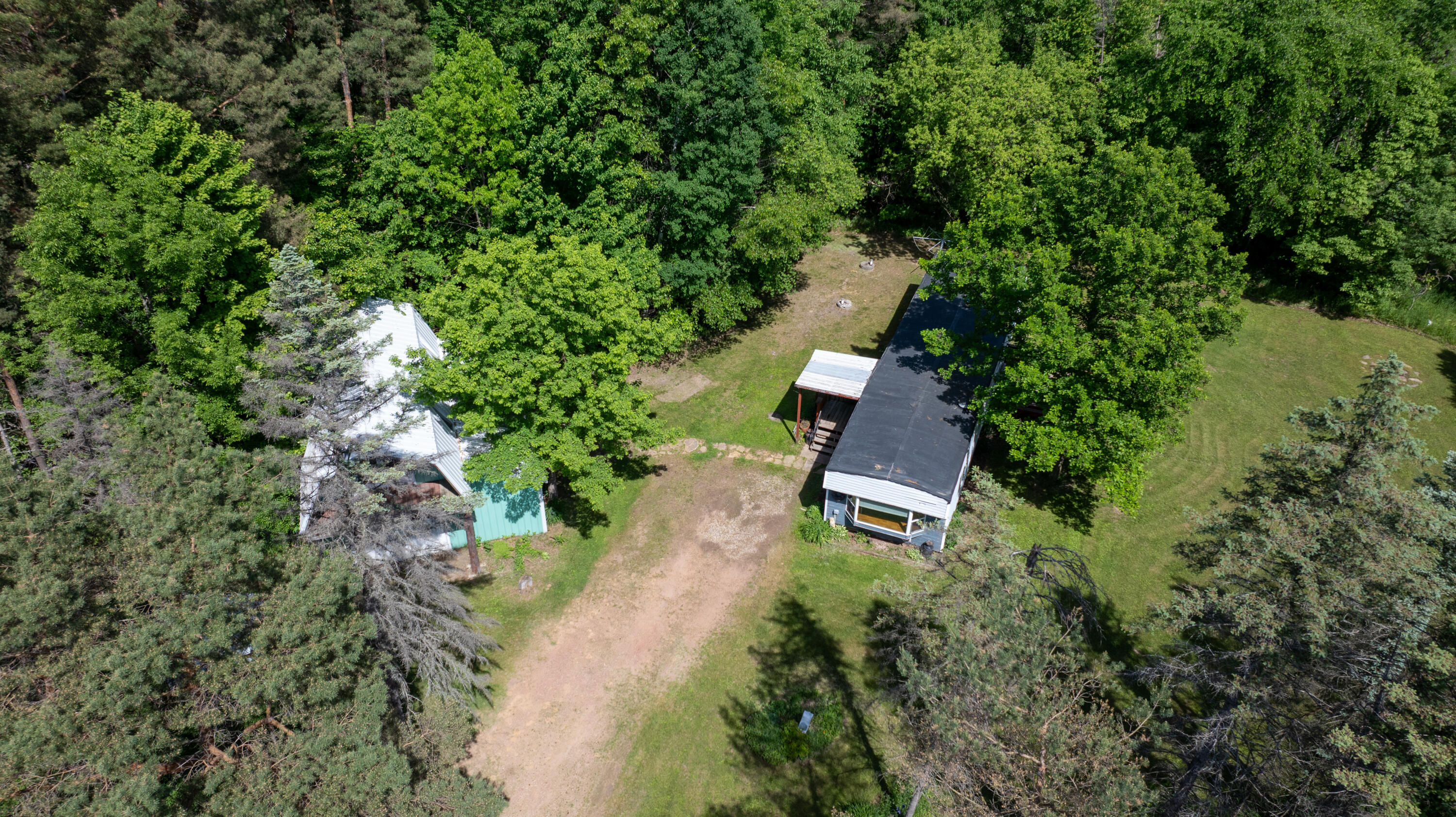4678 Huser Road Seneca, WI 54489 - Photo 2 of 38 Aerial 1