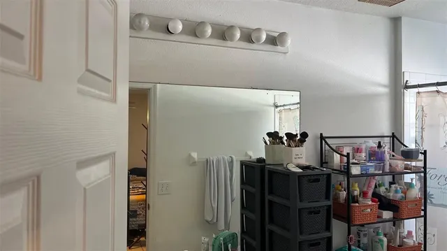 a view of storage and utility room