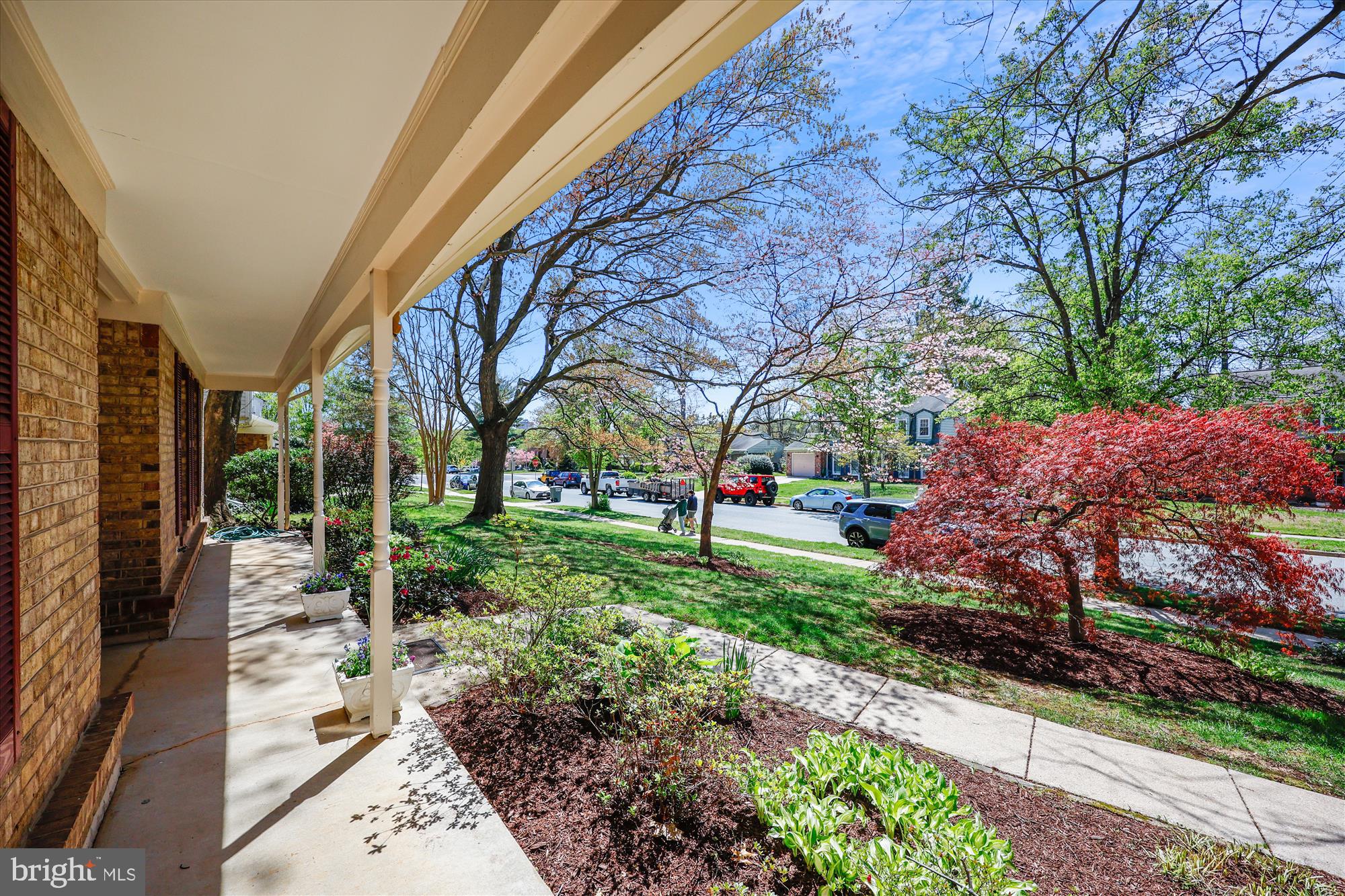 315 Summit Hall Road Gaithersburg, MD 20877 - Photo 6 of 76 a view of a garden with large trees