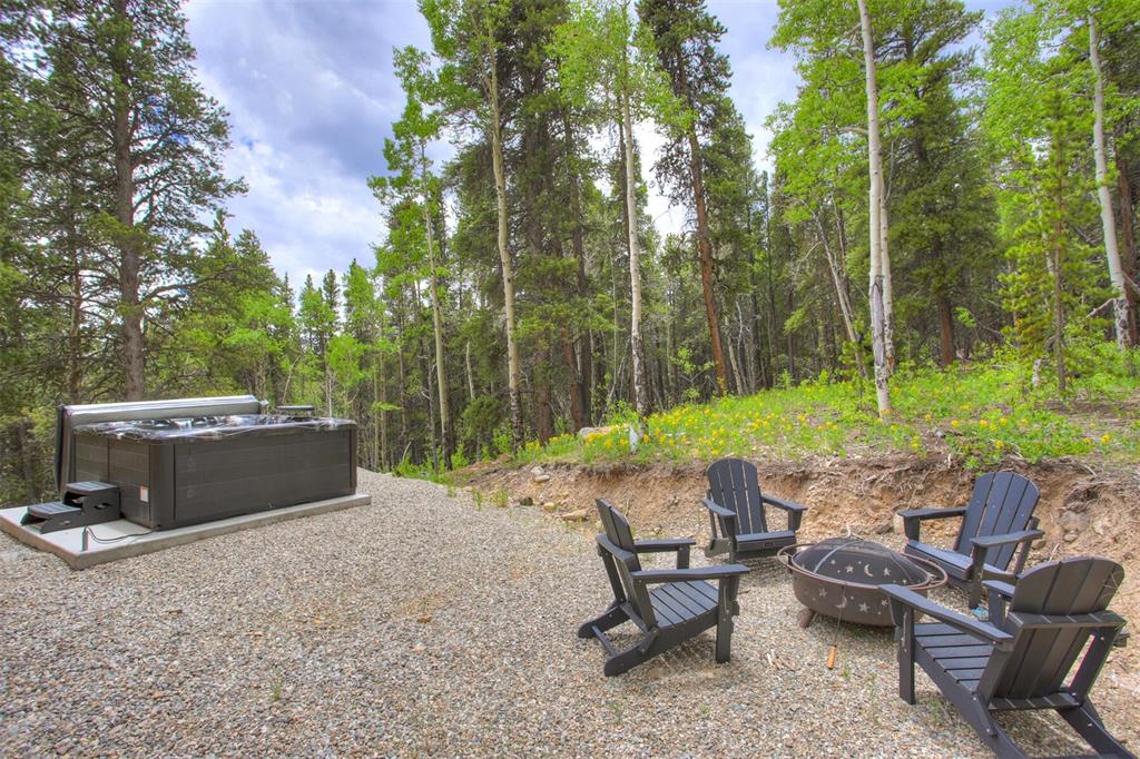 1002 Venture Road Fairplay, CO 80440 - Photo 28 of 35 a view of a patio with a yard