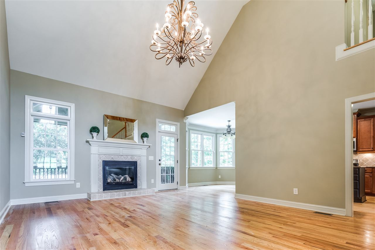 3509 Griffice Mill Road Raleigh, NC 27610 - Photo 5 of 20 2 story family room with gas fireplace. Fresh paint through out the entire home. Family Room