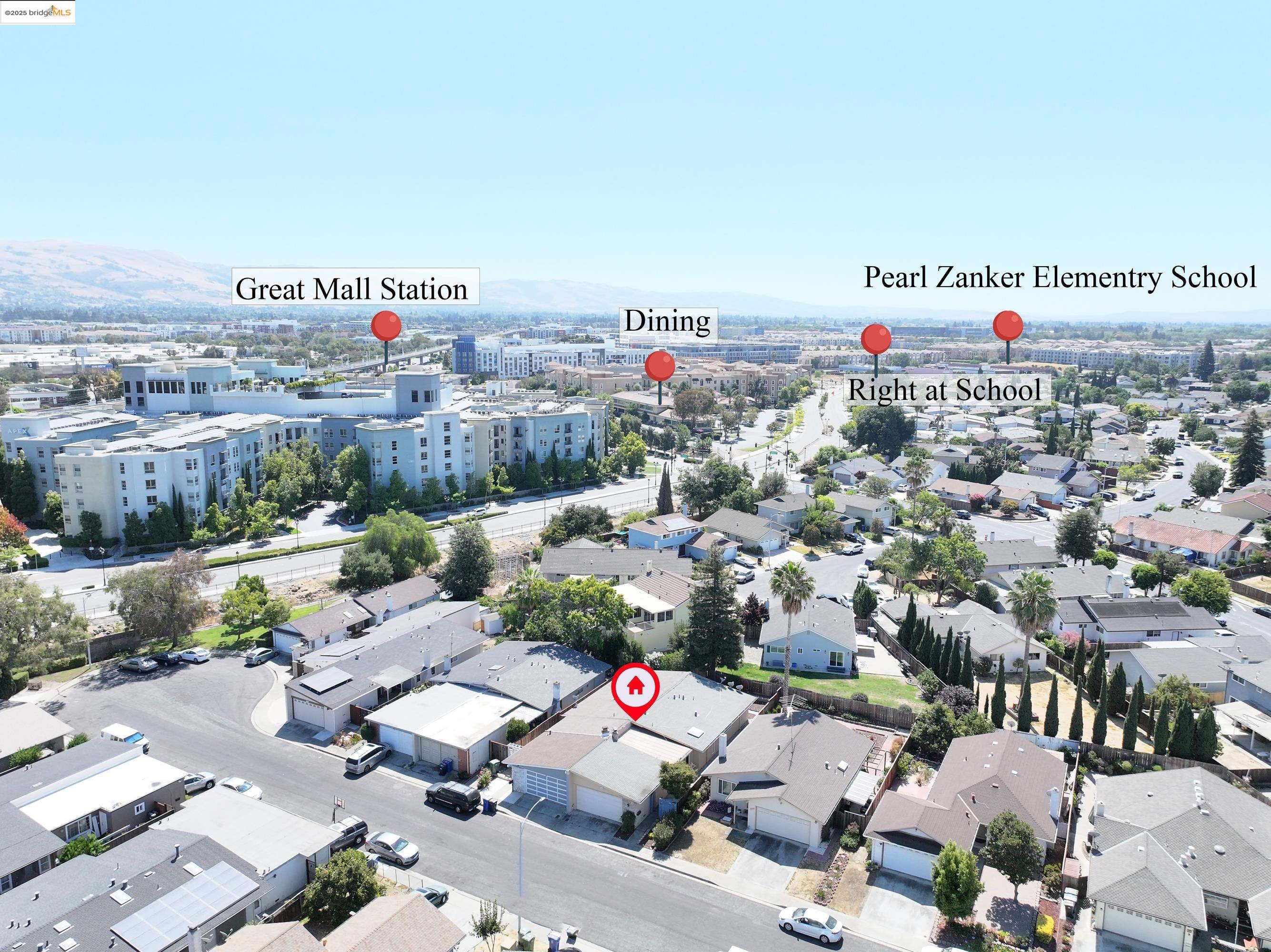 185 Evening Star Court Milpitas, CA 95035 - Photo 5 of 33 a view of a city