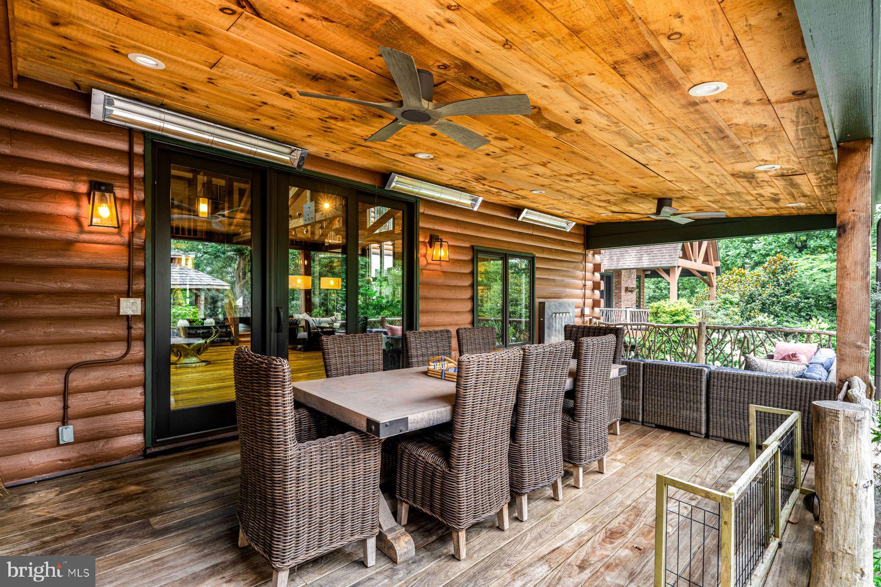 1408 Rene Road Villanova, PA 19085 - Photo 65 of 66 a view of an outside dining space with furniture window and outside view