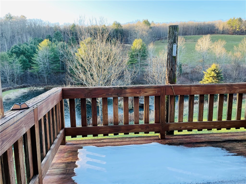 131 Axtell Road Maryland, NY 12116 - Photo 46 of 50 Balcony Upstairs Apt.