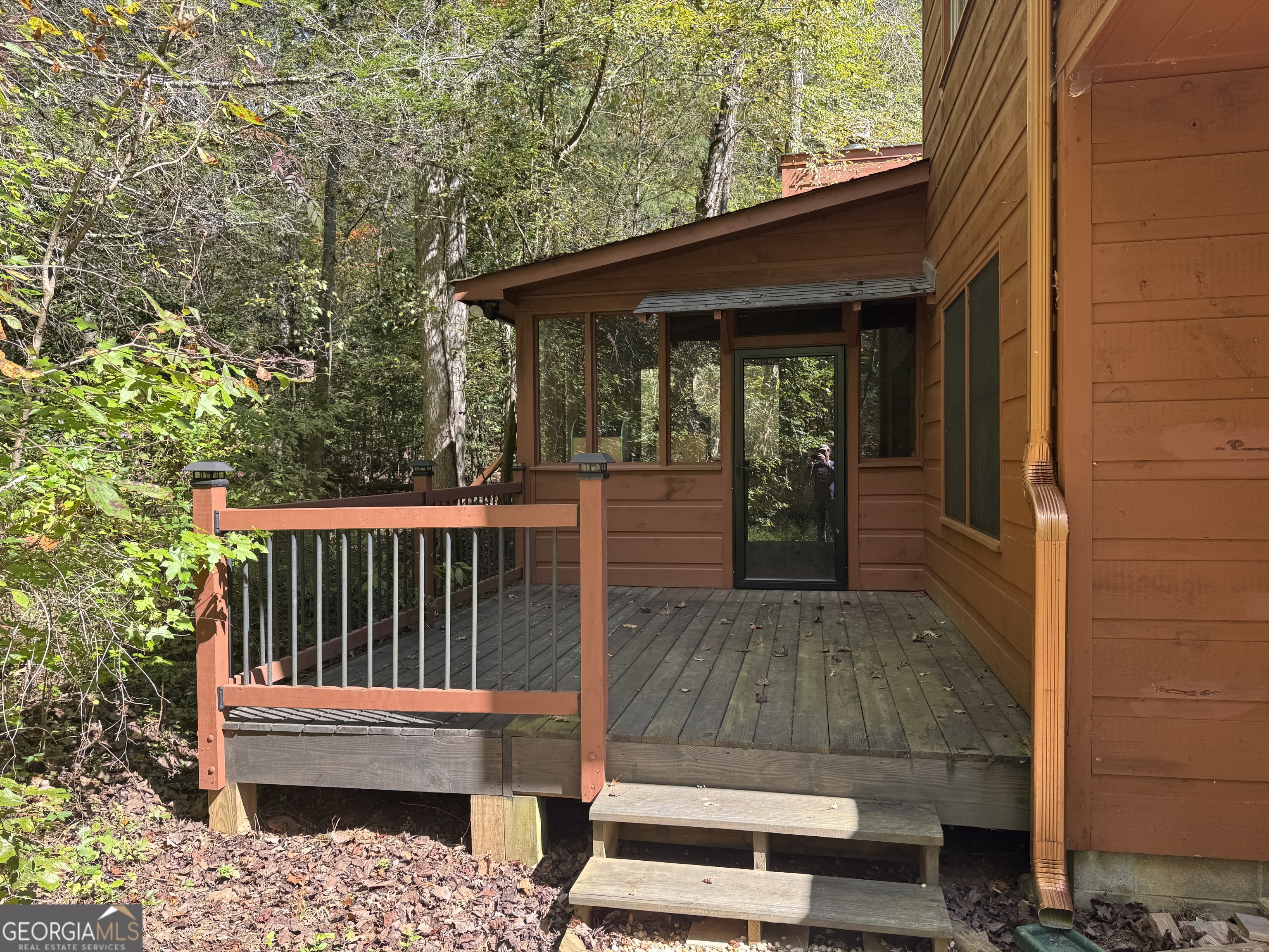 330 Pine Grove Drive Blue Ridge, GA 30513 - Photo 7 of 33 a view of backyard with deck and outdoor seating