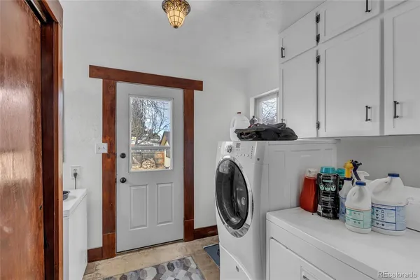 a room with storage and utility