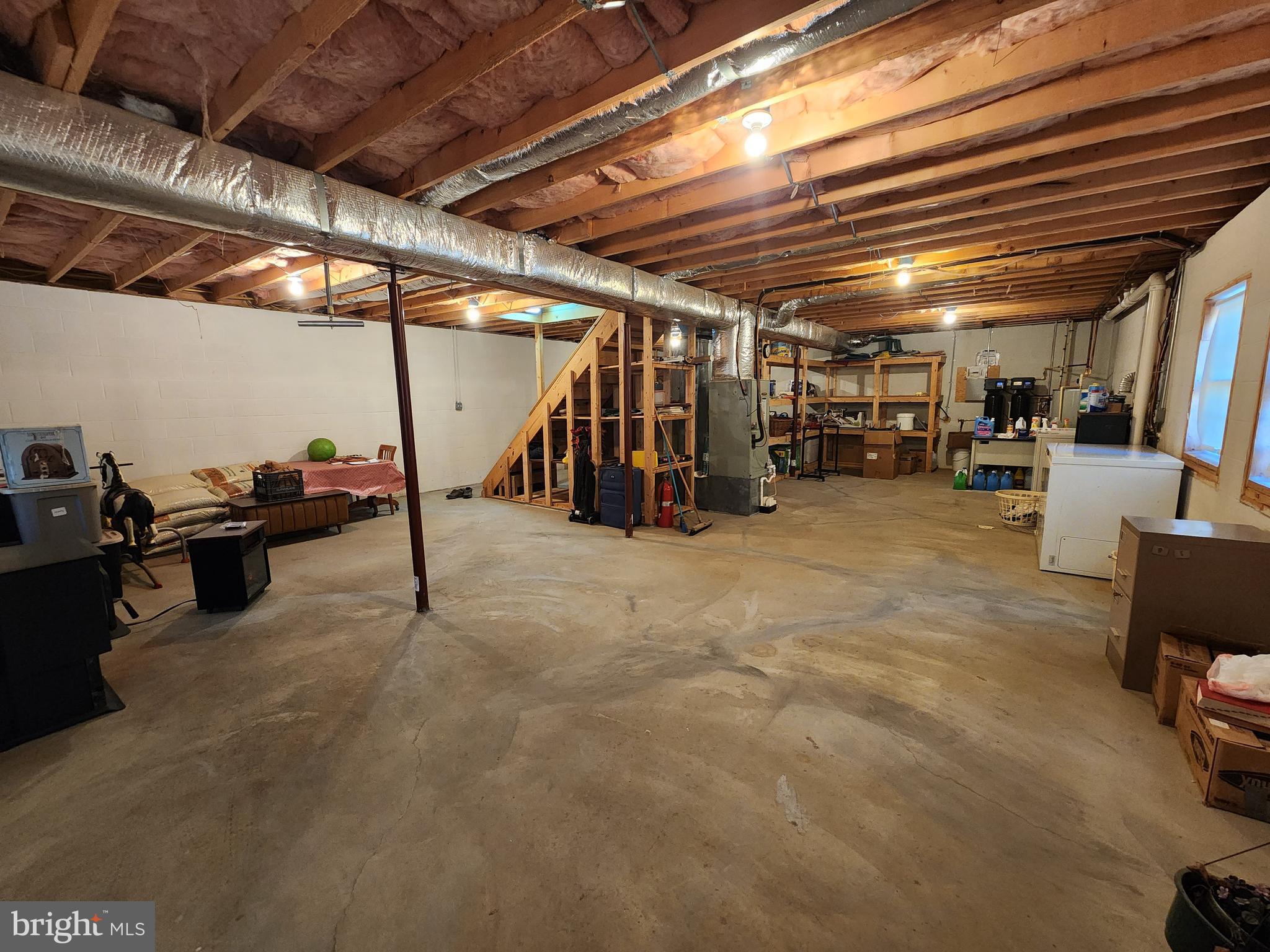 5290 Winchester Grade Road Berkeley Springs, WV 25411 - Photo 28 of 66 Full Unfinished Basement